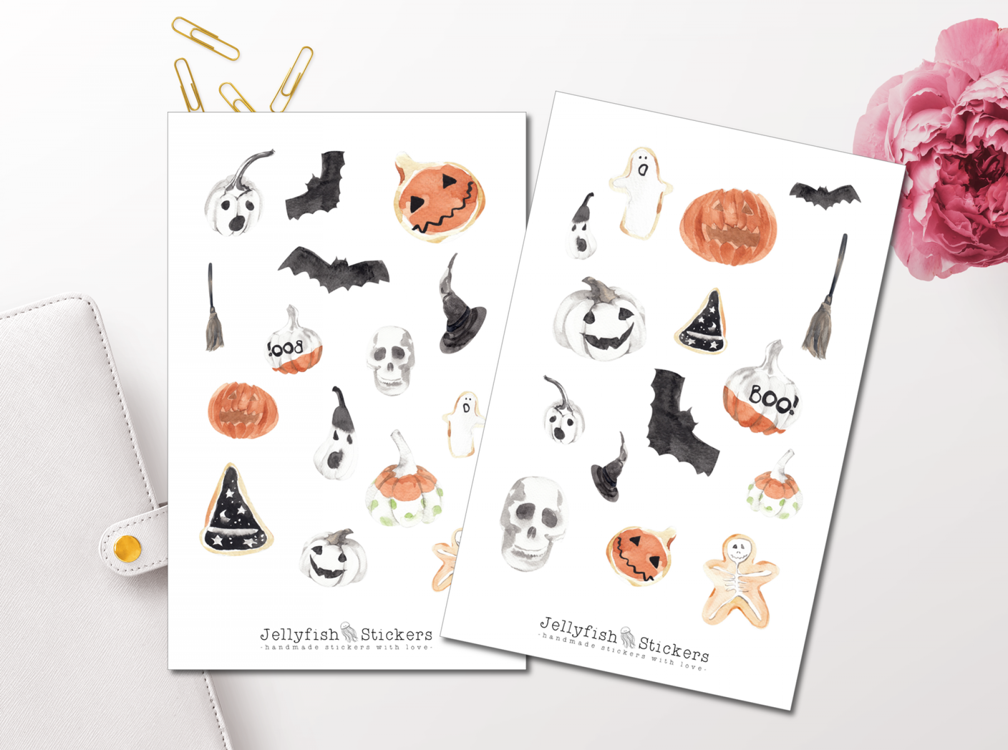 Fall Halloween Sticker Set